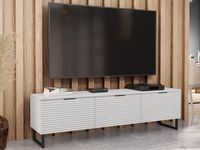Tv-meubel DELONI 3 deuren wit