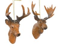 Hertenhoofd pp L7,9b7,5h12 cm bruin a2 Decoris - Decoris