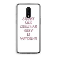 Christian Grey: OnePlus 7 Transparant Hoesje
