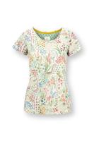 Pip Studio Pip Studio Tilly Short Sleeve Top Querida White XL