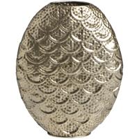 Leen Bakker - Vaas Florence Goudkleur - 35x27,5x9 Cm - Metaal - Goudkleurig