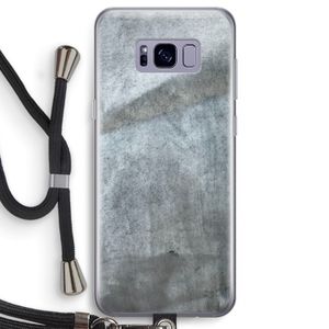 Grey Stone: Samsung Galaxy S8 Transparant Hoesje met koord