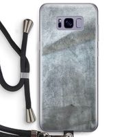 Grey Stone: Samsung Galaxy S8 Transparant Hoesje met koord