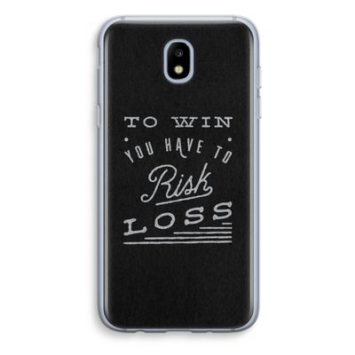 Risk loss: Samsung Galaxy J5 (2017) Transparant Hoesje