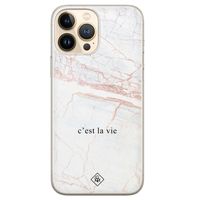 iPhone 13 Pro Max siliconen hoesje - C'est la vie