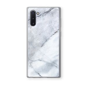 Witte marmer: Samsung Galaxy Note 10 Transparant Hoesje