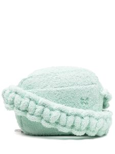 Kara sac porté épaule à logo brodé - Vert
