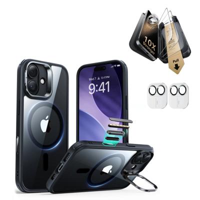 iPhone 17 Bundle Classic Hybrid Magnetic Case (Camera Control, Stash Stand) and Armorite Pro Screen Protector - Clear Black iPhone 17 Bundle Classic Hybrid Magnetic Case (Camera Control, Stash Stand) and Armorite Pro Screen Protector - Clear Black