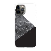Combinatie marmer: Volledig geprint iPhone 12 Pro Max Hoesje