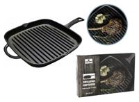 Cast Iron Grillpan - Gietijzer- 23 x 23 cm