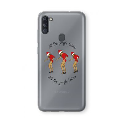 Jingle Ladies: Samsung Galaxy A11 Transparant Hoesje
