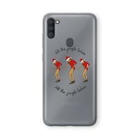 Jingle Ladies: Samsung Galaxy A11 Transparant Hoesje
