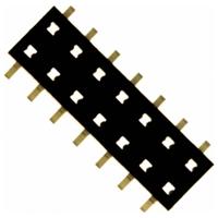 Amphenol 55510-114LF Female header (standaard) Inhoud: 1 stuk(s)