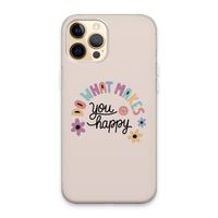 Happy days: iPhone 13 Pro Max Transparant Hoesje