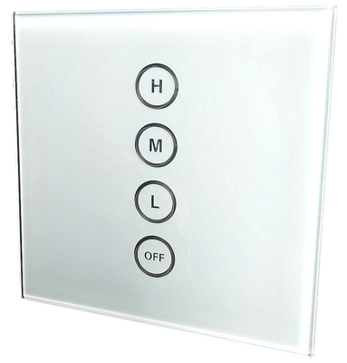 Whisper "remote" - Draadloze 3 Standenschakelaar (+ Uit-stand) Installatieset