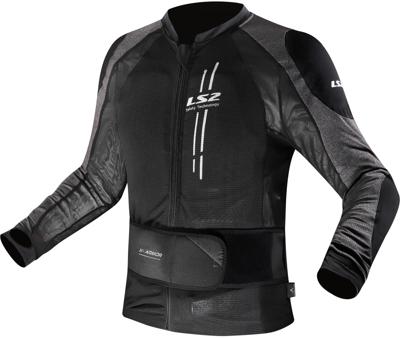 LS2 jas "x-armor jacket x-armor man black silver m/l