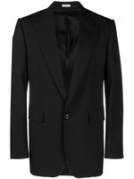 Alexander McQueen blazer à simple boutonnage - Noir - thumbnail