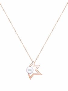 TASAKI collier Collection Line Comet Plus en or rose 18ct à perle