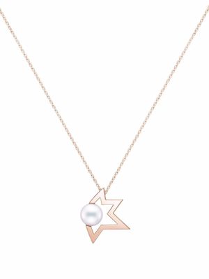 TASAKI collier Collection Line Comet Plus en or rose 18ct à perle