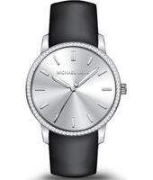 Horlogeband Michael Kors MK2569 Leder Zwart 18mm