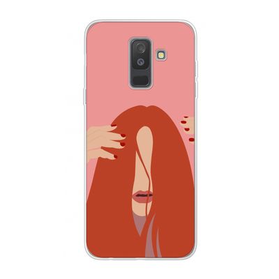 Woke up like this: Samsung Galaxy A6 Plus (2018) Transparant Hoesje