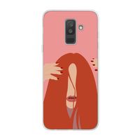 Woke up like this: Samsung Galaxy A6 Plus (2018) Transparant Hoesje