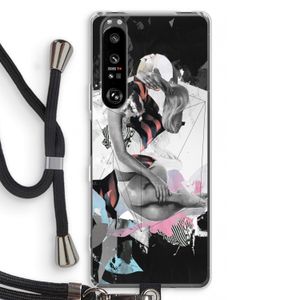 Camouflage de sommeil: Sony Xperia 1 III Transparant Hoesje met koord