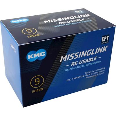 KMC missing link x 9r - zilverdoos - ept - 9-speed - 40 stuks