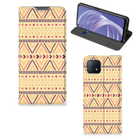 OPPO A73 5G Hoesje met Magneet Aztec Yellow - thumbnail