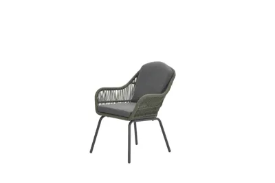 Triton dining stoel zwart/groen