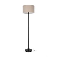 EGLO Feniglia Vloerlamp - E27 - 151 cm - Beige|Zwart - Linnen