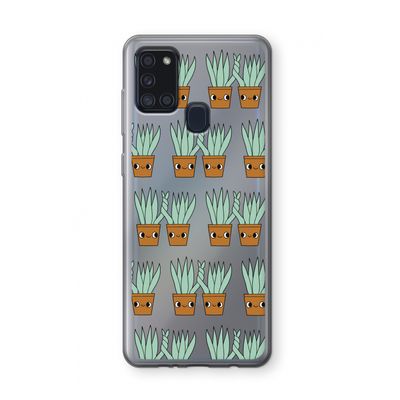 Sansevieria: Samsung Galaxy A21s Transparant Hoesje