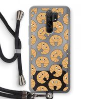 Croissant: Xiaomi Redmi 9 Transparant Hoesje met koord