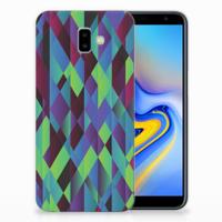Samsung Galaxy J6 Plus (2018) | TPU Hoesje | Abstract Green Blue