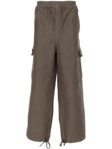 Études Studio pantalon en serge Forum à poches cargo - Marron