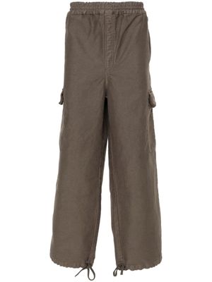 Études Studio pantalon en serge Forum à poches cargo - Marron