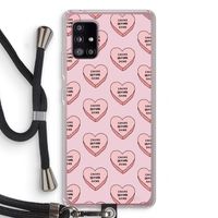 Chicks before dicks: Samsung Galaxy A51 5G Transparant Hoesje met koord