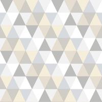 Dutch Wallcoverings Joy - Driehoeken - Grijs/Beige