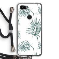 Simple leaves: Pixel 3a Transparant Hoesje met koord