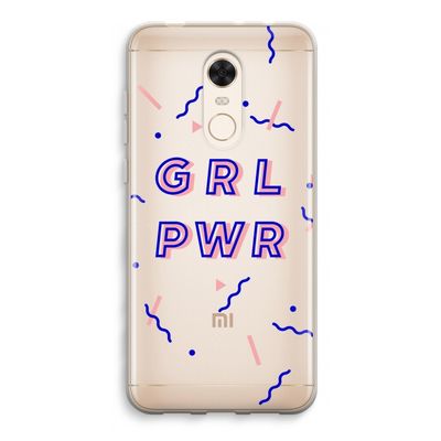 GRL PWR: Xiaomi Redmi 5 Transparant Hoesje