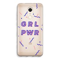 GRL PWR: Xiaomi Redmi 5 Transparant Hoesje