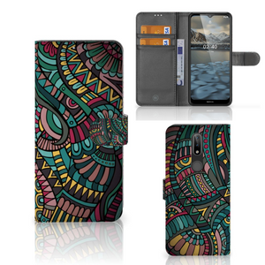 Nokia 2.4 Telefoon Hoesje Aztec