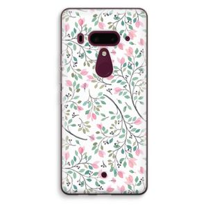 Sierlijke bloemen: HTC U12+ Transparant Hoesje