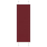 Plissé rolgordijn 45x100 cm stofbreedte 44,4 cm bordeauxrood