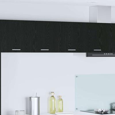 Hangkast Riga Zwart Eiken 80 x 31 x 40 cm Bewerkt hout Hangkast Riga Zwart Eiken 80 x 31 x 40 cm Bewerkt hout