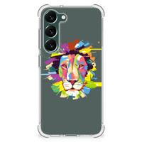 Samsung Galaxy S23 Plus Stevig | Bumper Hoesje | Lion Color