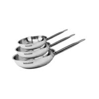 Conjunto de 3 frigideiras de 20, 24 e 28 cm em aço inoxidável Fackelmann Eterna