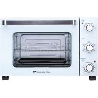 CONTINENTAL EDISON CEMF35W - Elektrische mini-oven 35L wit - 1500W - Draaispit, Natuurlijke convectie