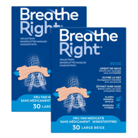 Breathe Right Neusstrips Normale Huid - Large