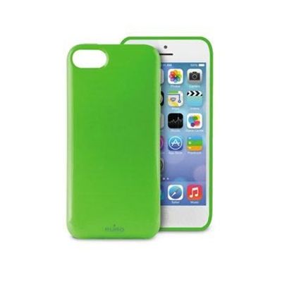 iPhone 5C Puro Plasma Siliconen Hoesje - Doorzichtig Groen